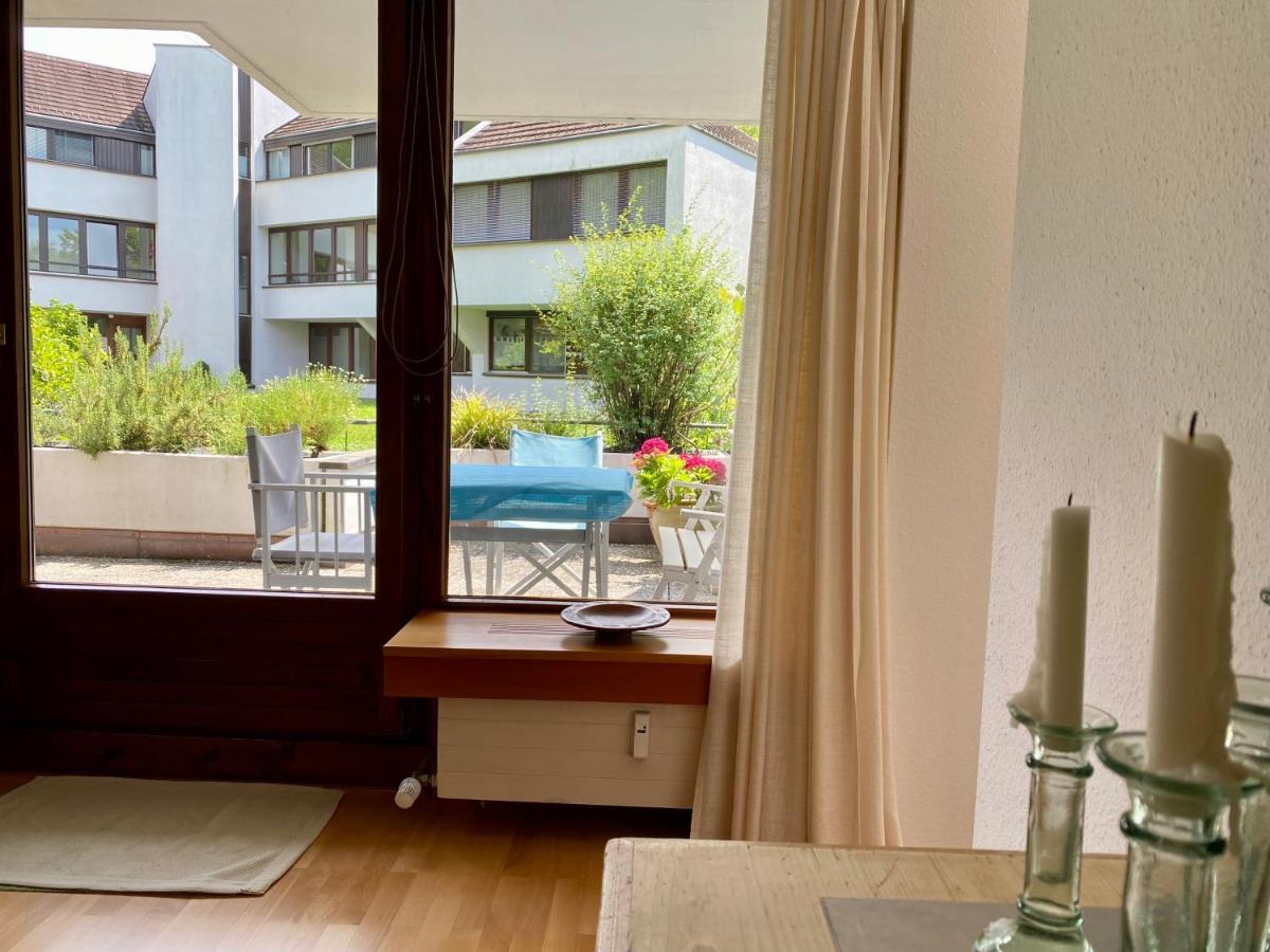 Ruhiges Terrassen-Apartment mit Blick ins Grüne Dornbirn Exterior foto